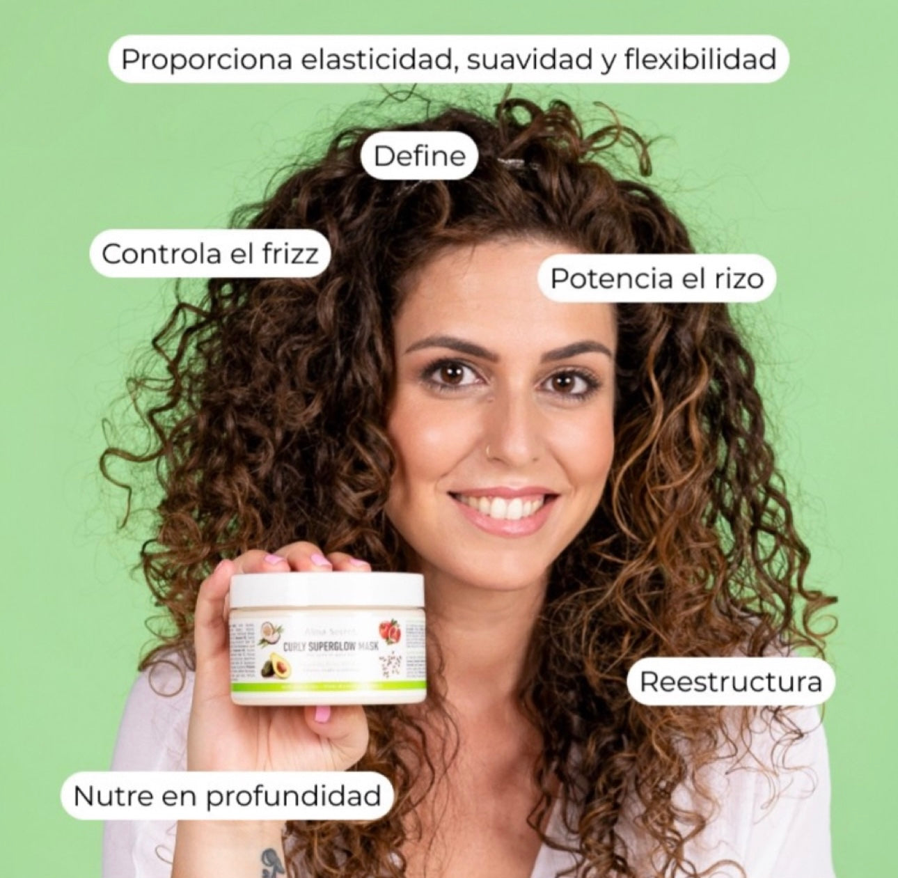 Curly Superglow Mask (Cabello Rizado)