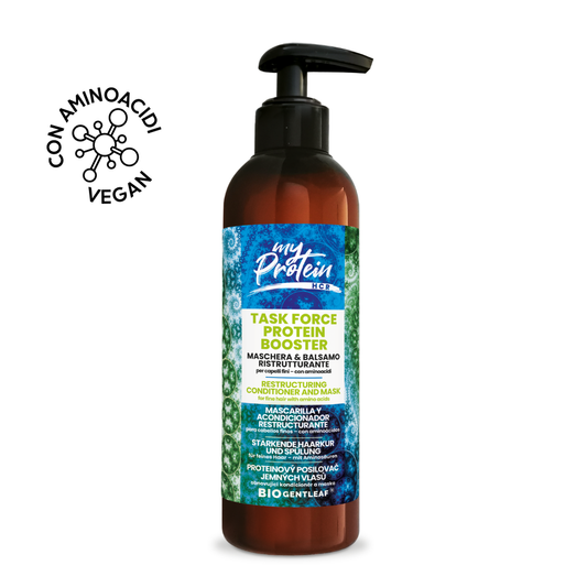 Task Force Protein Booster BIO Gentleaf - Fuerza y volumen pelo fino vegano